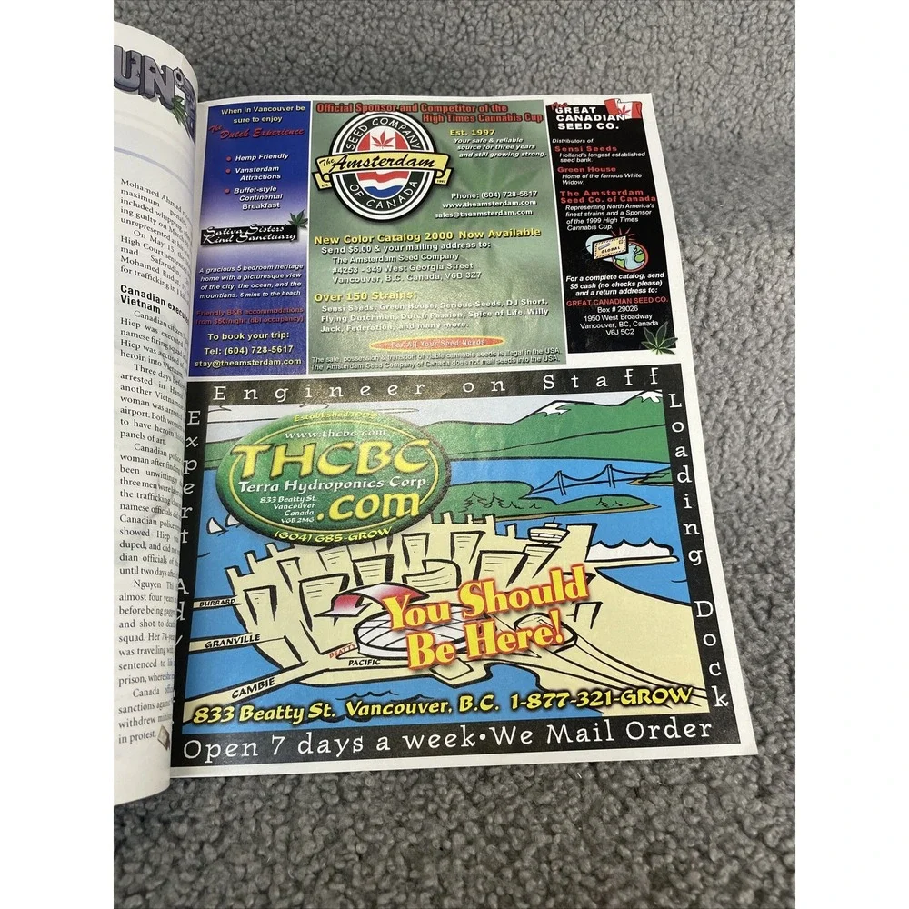 CANNABIS CULTURE MAGAZINE‎ JULY/AUGUST 2000